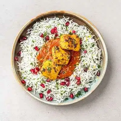 Loomi Fish With Pomegranate Pilaf